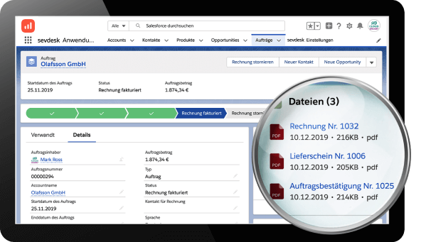 sevDesk for Salesforce