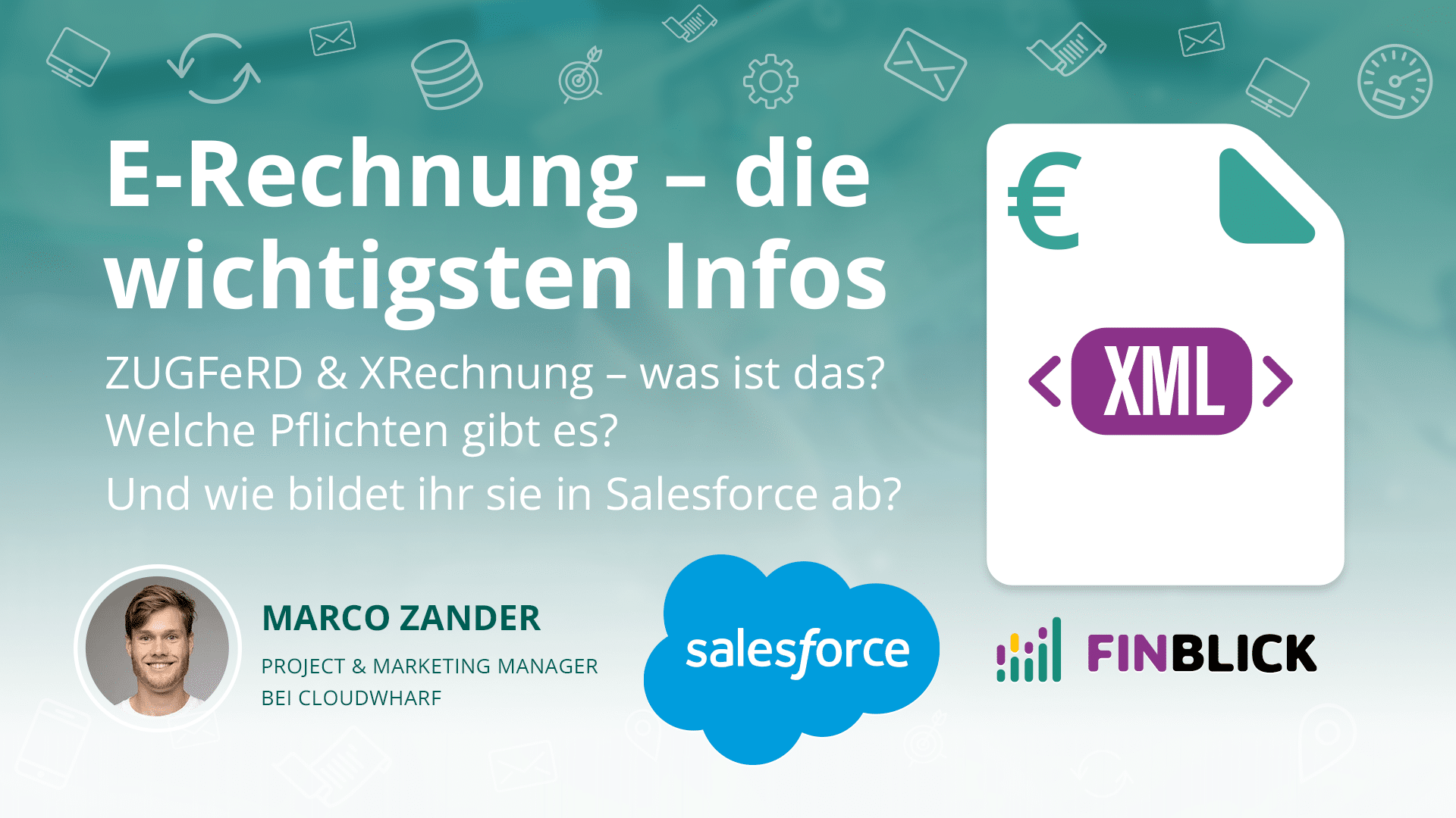 Youtube Thumbnail E-Rechnungen in Salesforce Youtube Thumbnail E-Rechnungen in Salesforce